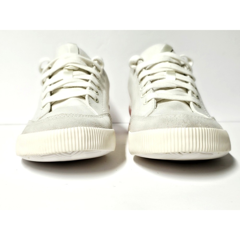 Sorel Women's Shoes 7.5 Lace Up Out N About Athletic White Pink Yellow - Picture 4 of 10
